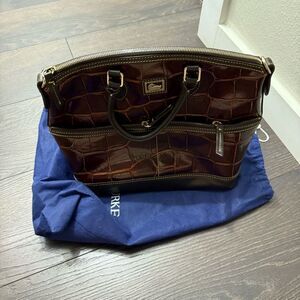 Dooney & Bourke Dillen Crocodile Purse Bag